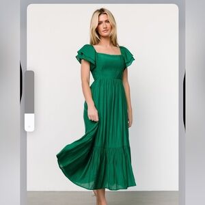 Listicle Vibrant Green Maxi Dress